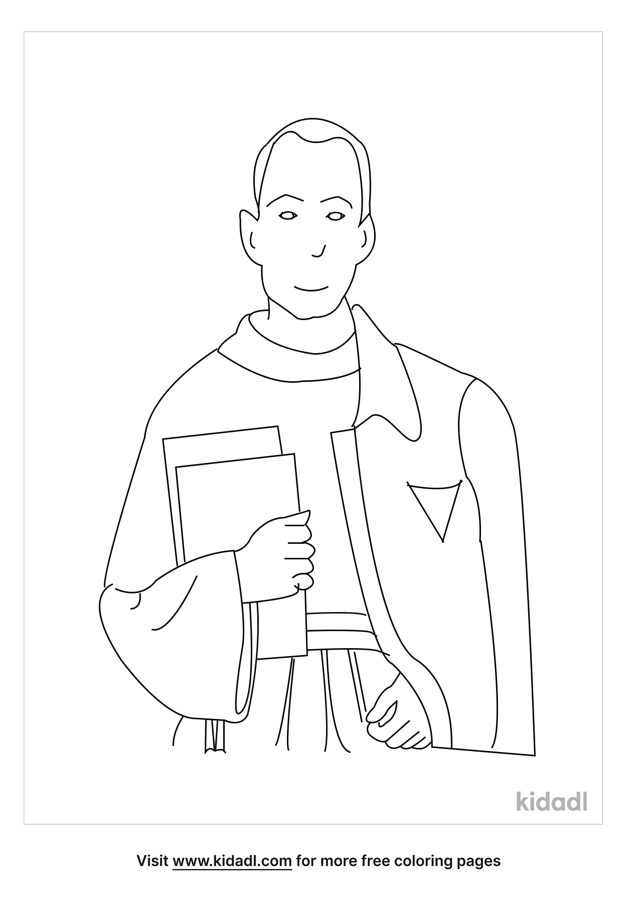 Free st martin de porres coloring page coloring page printables