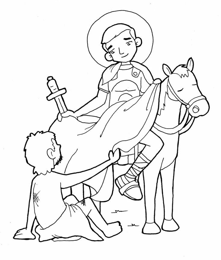 Fiesta de noviembre san martãn de tours martãn hijo de un tribuno romano naciã en europa central alrededor delâ st martin ausmalbild ausmalen ausmalbilder