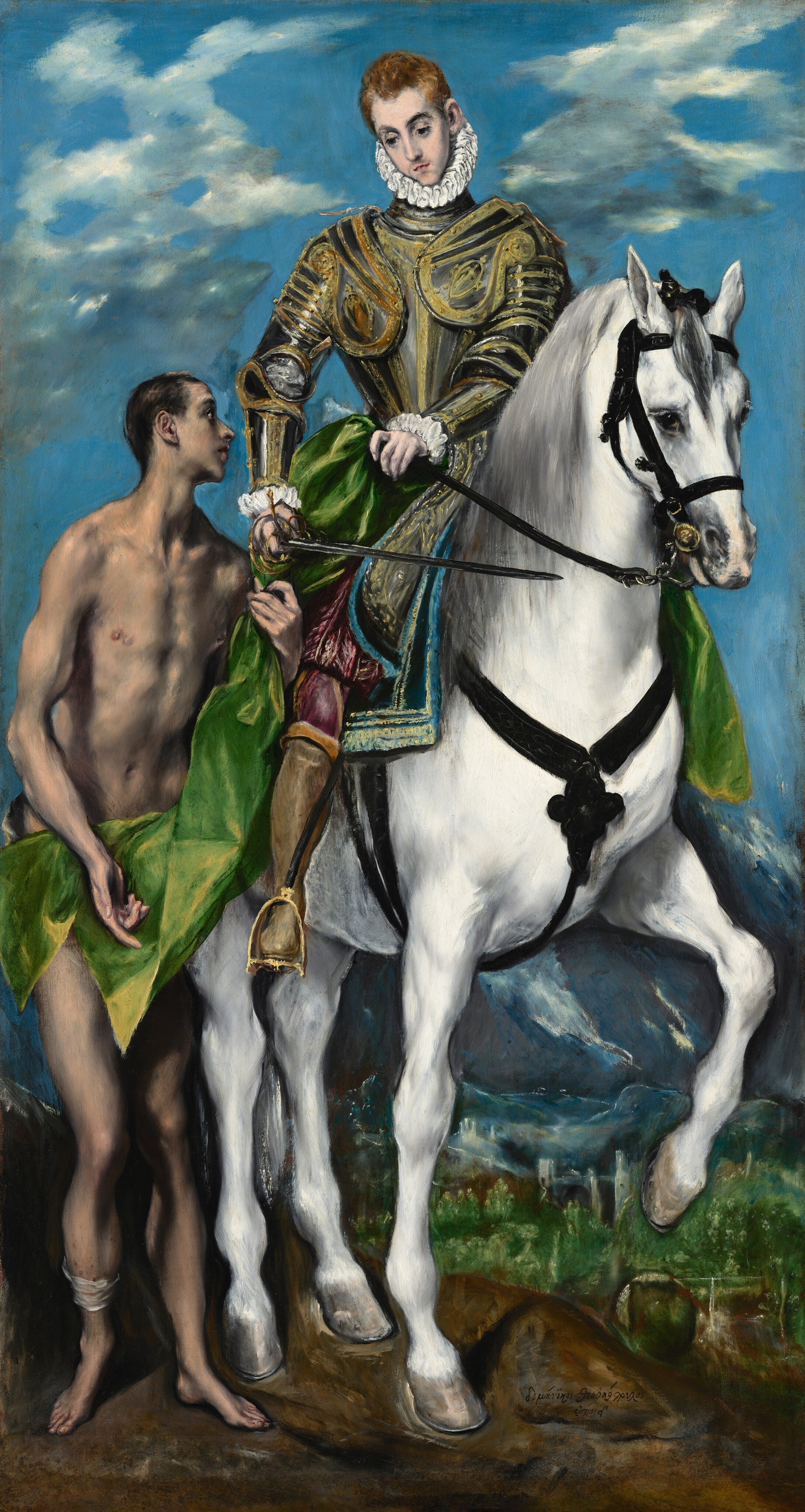 Saint martin and the beggar