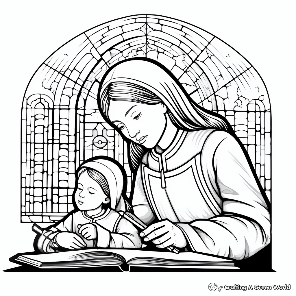 All saints day coloring pages