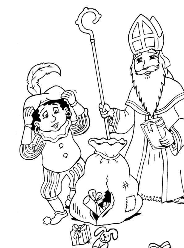 St nicholas coloring pages printable for free download