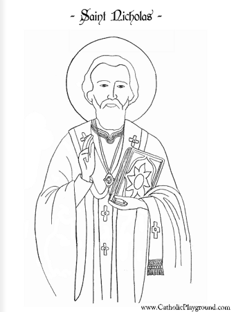 Saint nicholas coloring page saint coloring coloring pages saint nicholas