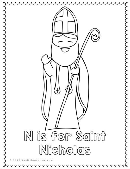Letter n â catholic letter of the week worksheets and coloring pages