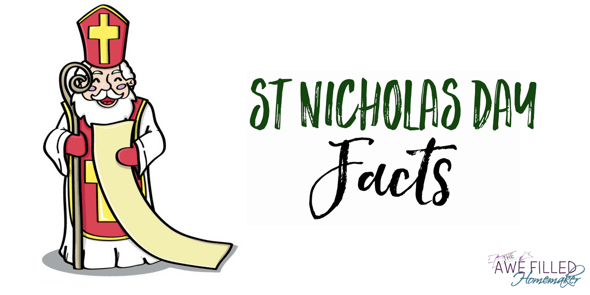 St nicholas day facts coloring page