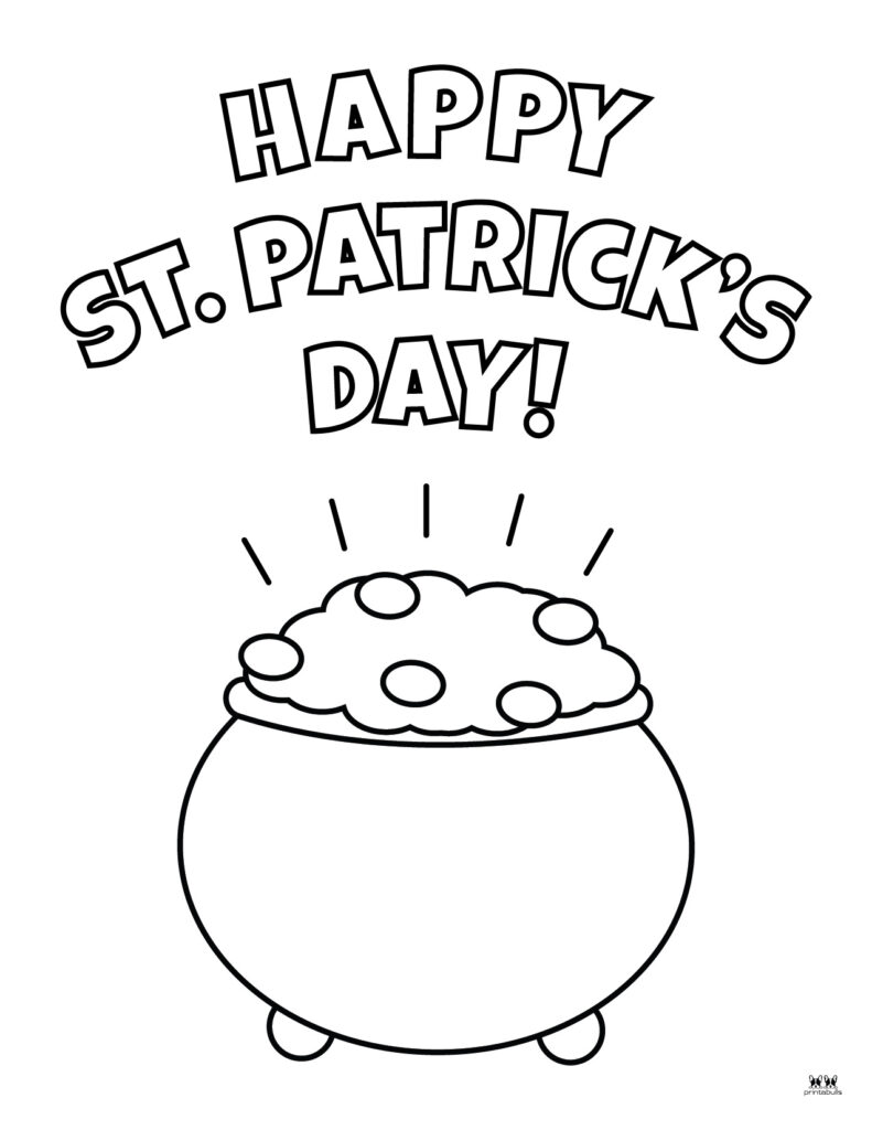 St patricks day coloring pages