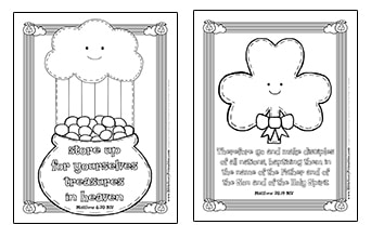 St patricks day bible printables