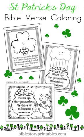 St patricks day bible verse coloring pages st patrick day activities st patricks day crafts for kids st patricks sunday school