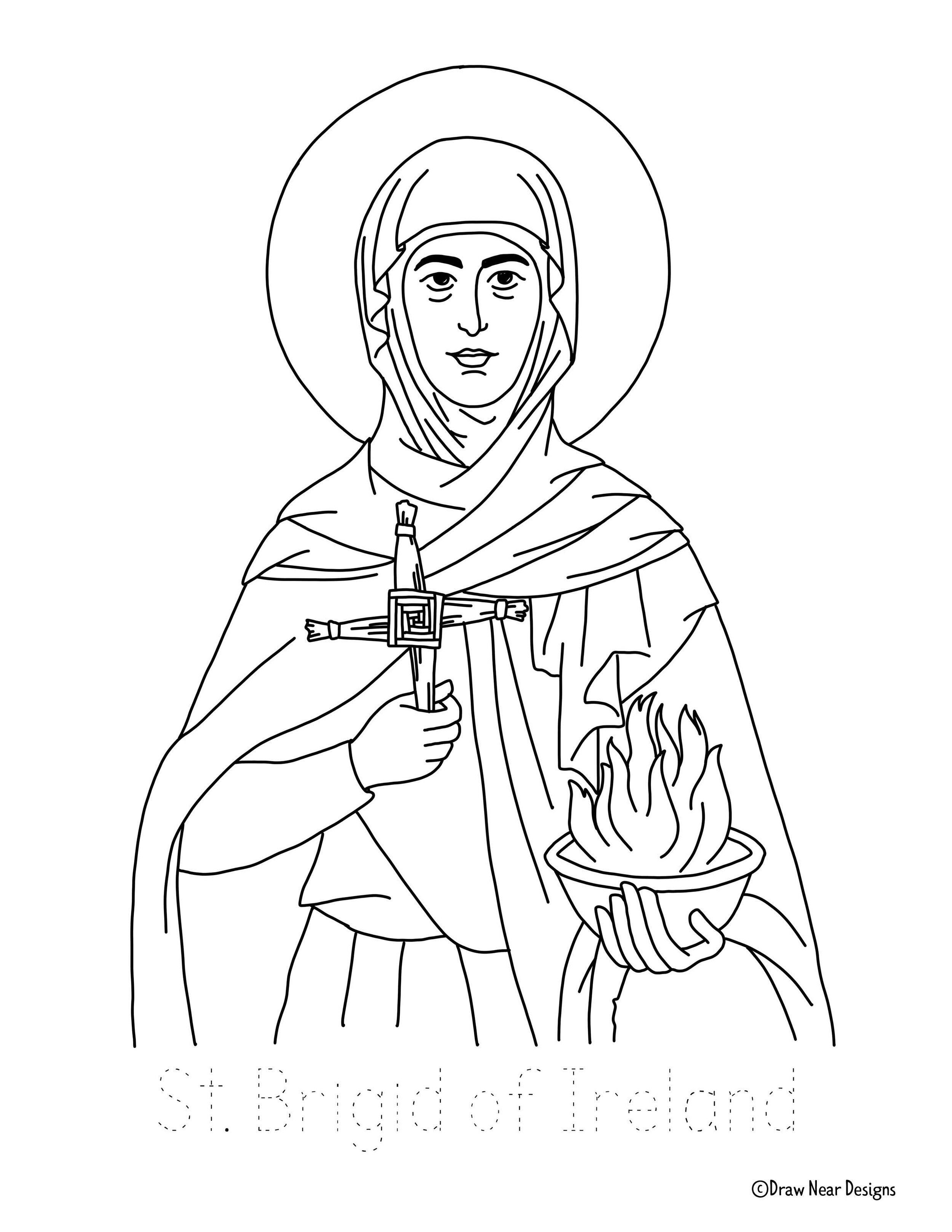 Irish saints printables â draw near designs