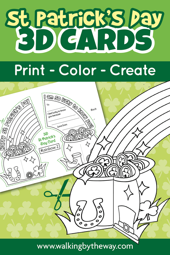 Free printable st patricks day card for kids