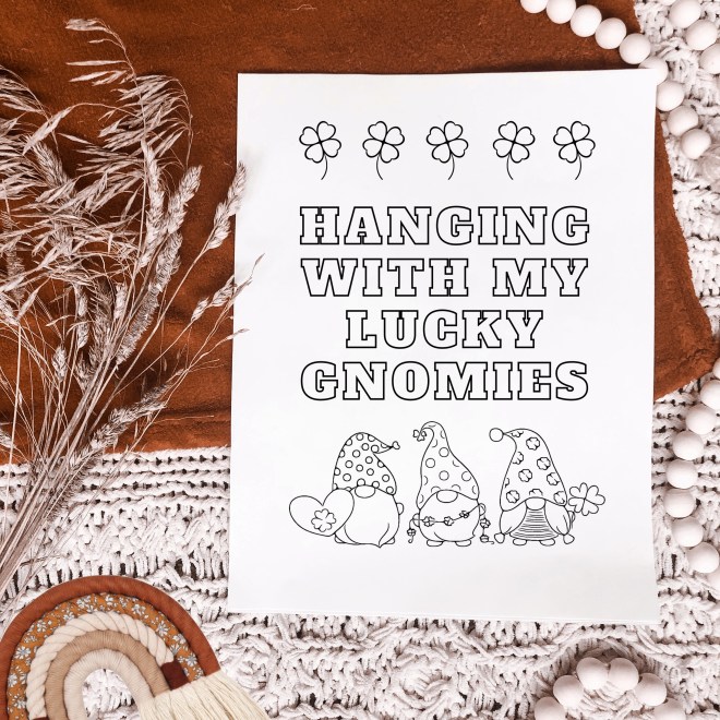 Free printable st patricks day coloring pages and activity sheets