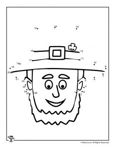 St patricks day connect the dots printables woo jr kids activities childrens publishing