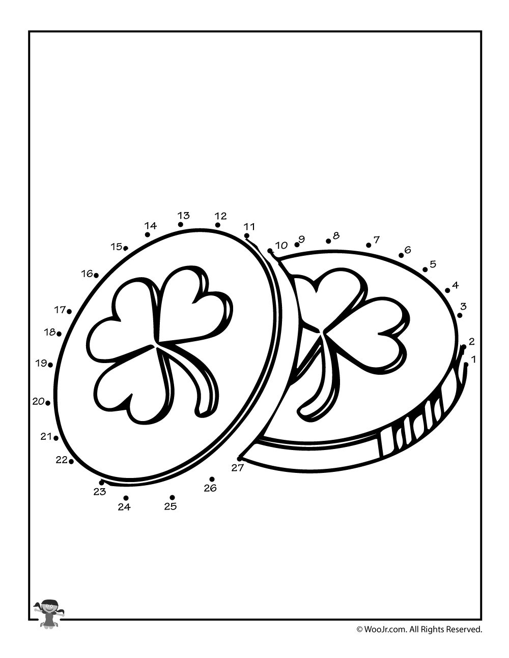 St patricks day connect the dots printables woo jr kids activities childrens publishing