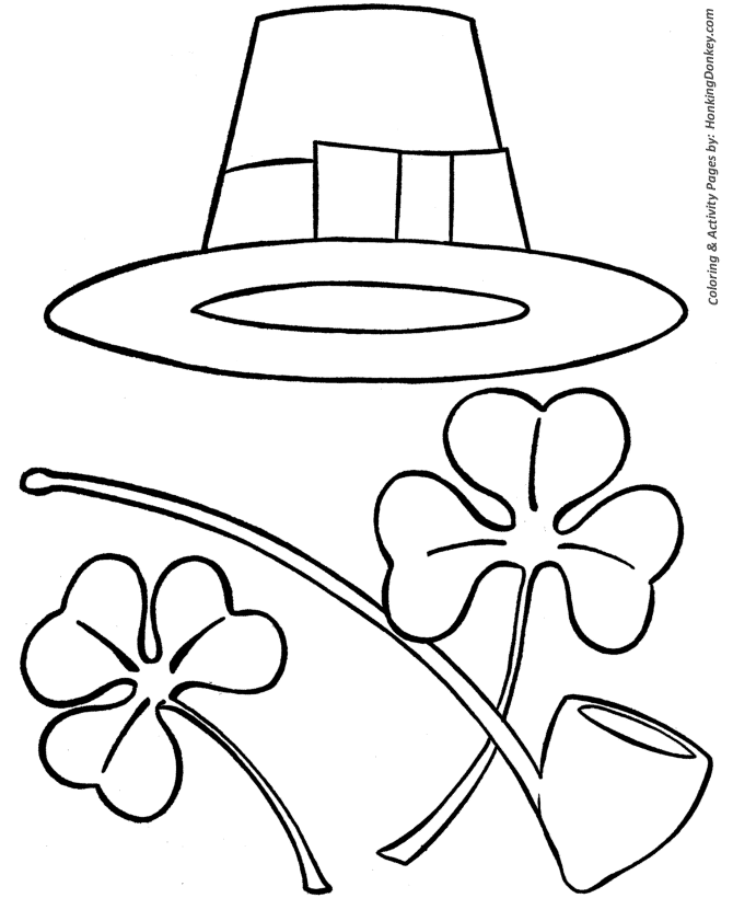 St patricks day coloring pages