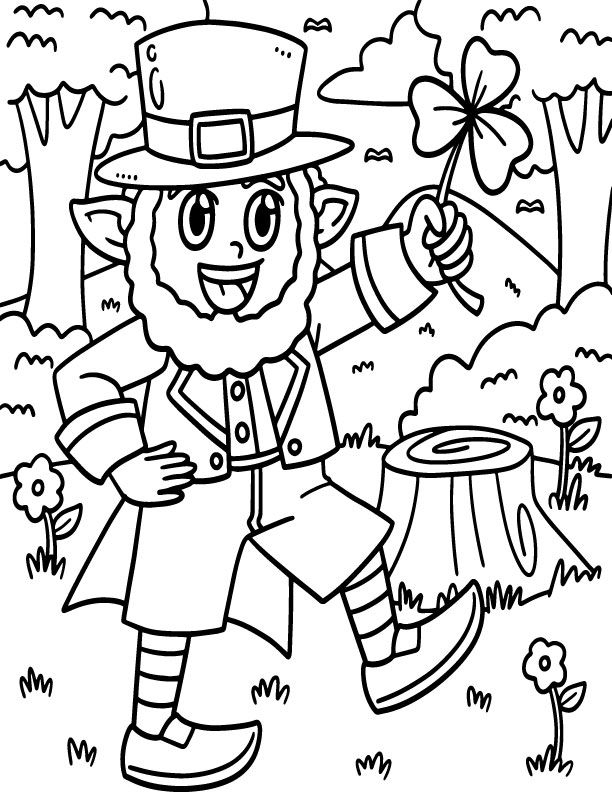 St patricks day coloring pages