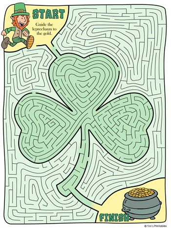 St patricks day â tims printables