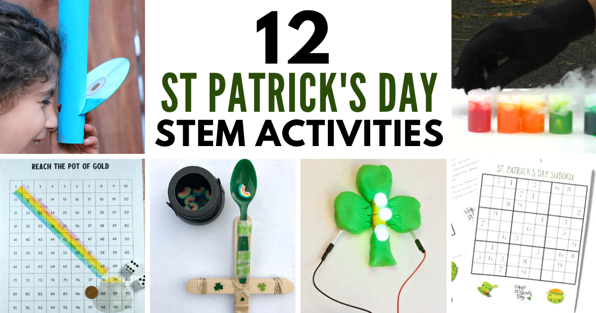 Sensational st patricks day stem activities