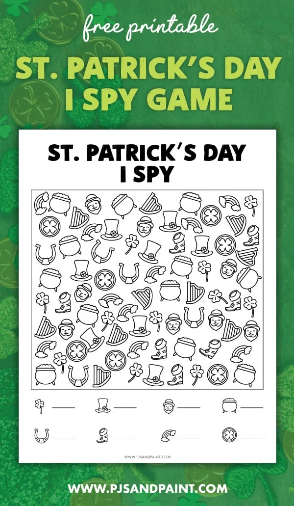 St patricks day i spy game