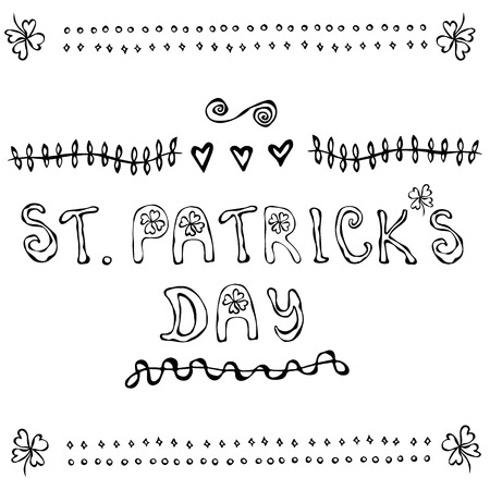 St patrick day coloring pages stock vector illustration and royalty free st patrick day coloring pages clipart