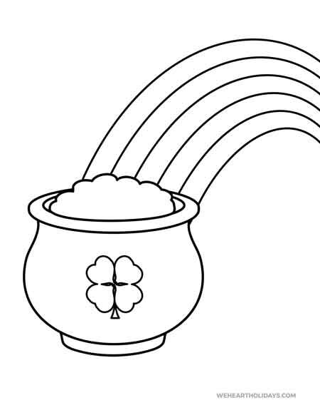 Saint patricks day free printable coloring pages