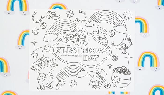 Free saint patricks day pictures to color
