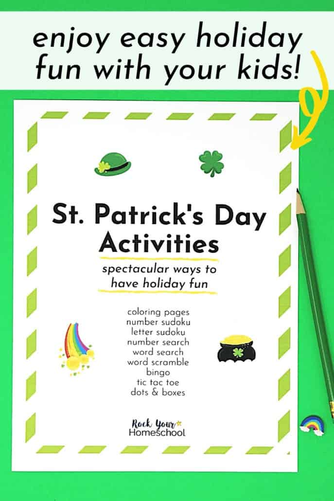 St patricks day activities pack for easy holiday fun for kids