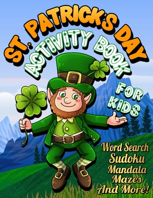 St patricks day activity book for kids st patricks day workbook for kids