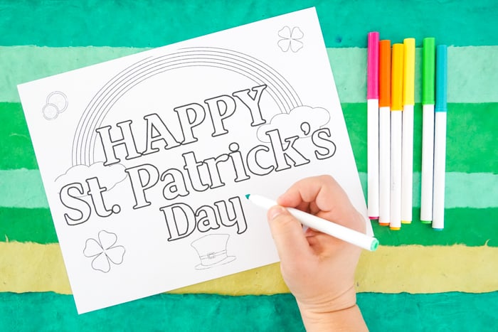 Happy st patricks day coloring pages