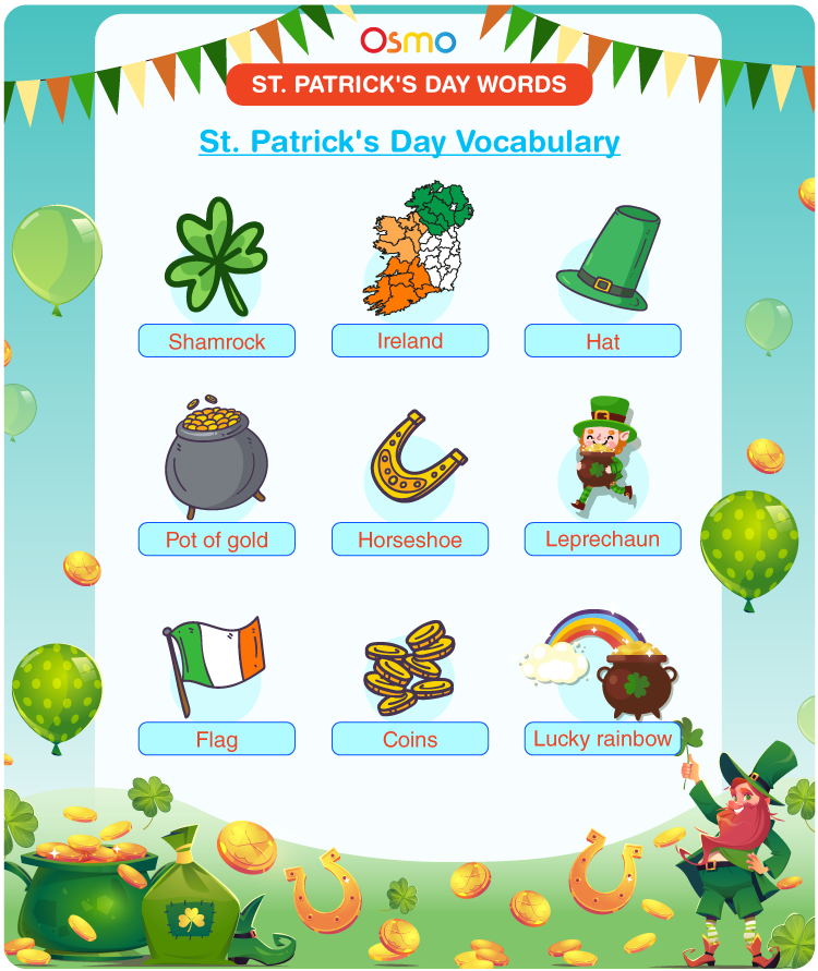 St patricks day words