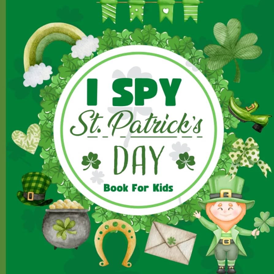 I spy st patricks day book for kids ages