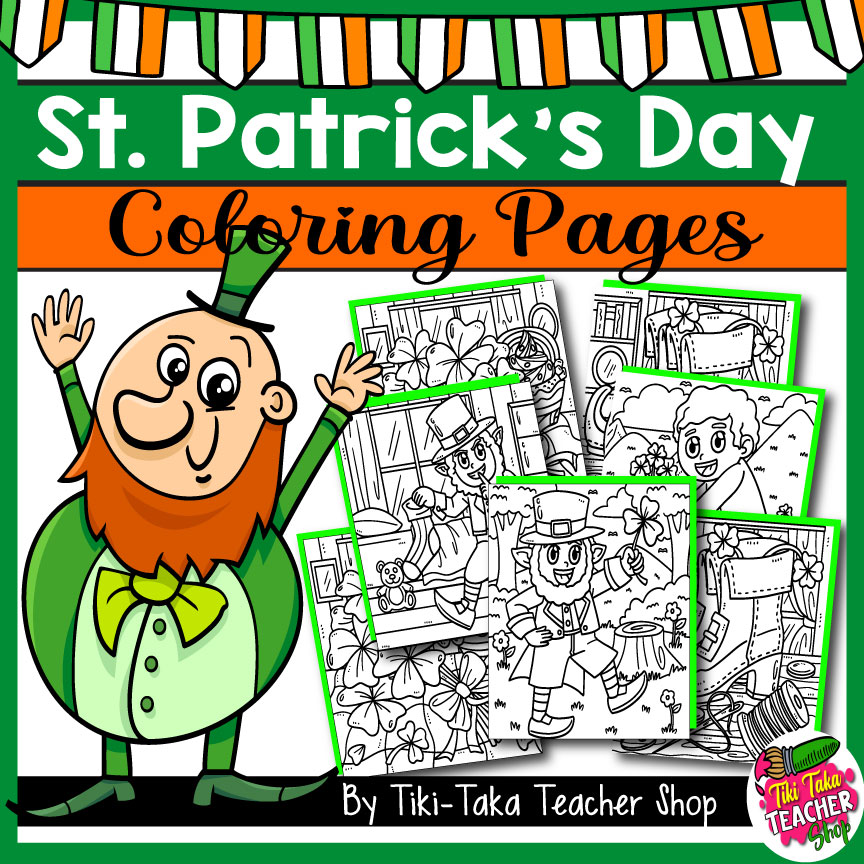 St patricks day coloring pages
