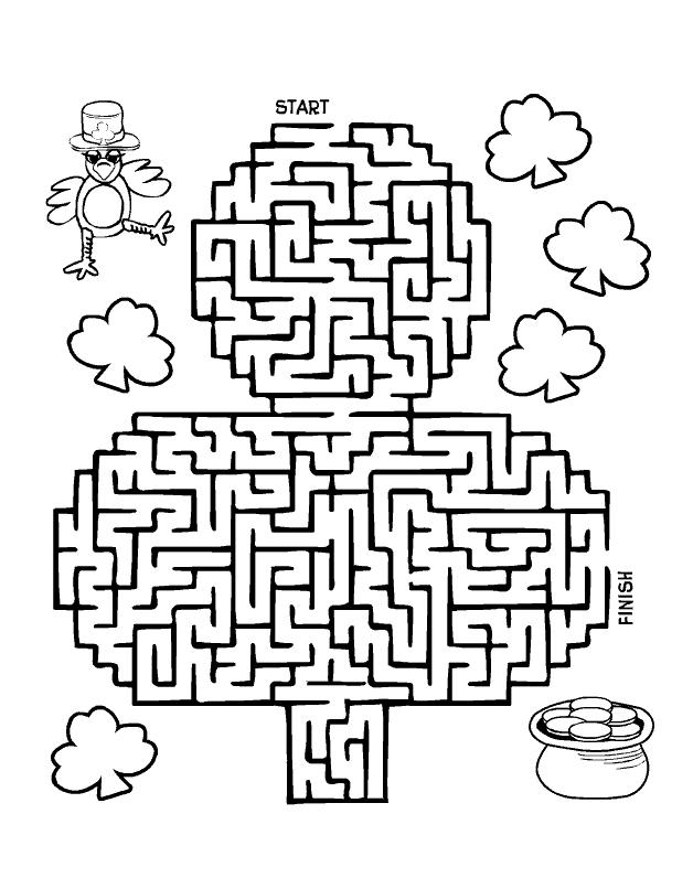 St patricks day coloring pages