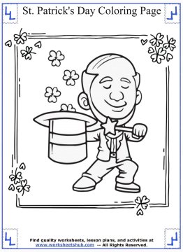 St patricks day coloring pages