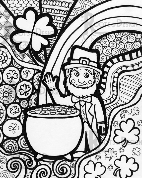 Instant download coloring page st patricks day etsy coloring pages st patricks day crafts for kids st patricks day crafts