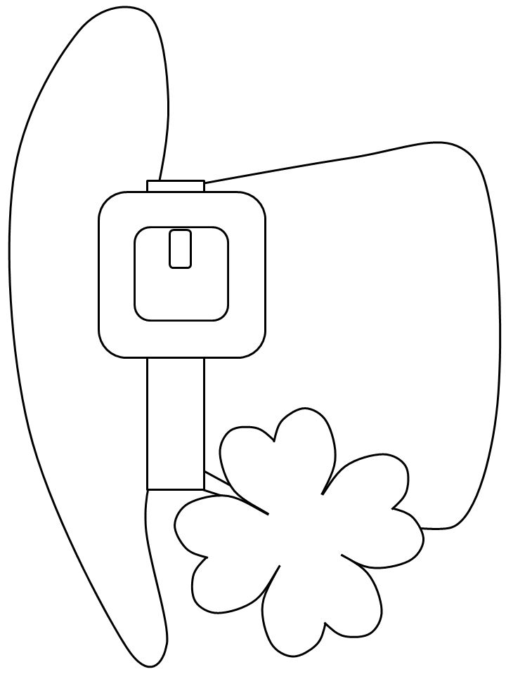 Patrick hat coloring pages coloring book st patricks day hat st patrick day activities st patricks crafts