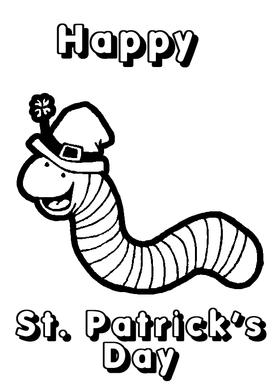Free st patricks day coloring pages for preschoolers toddlers