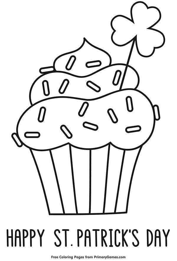 Free st patricks day coloring pages