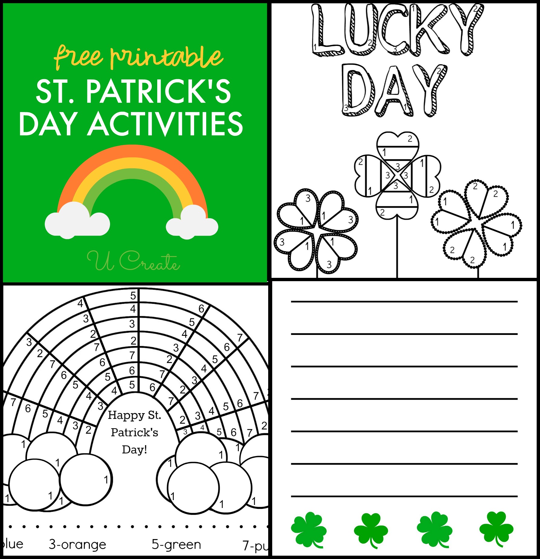 Saint patricks day printables