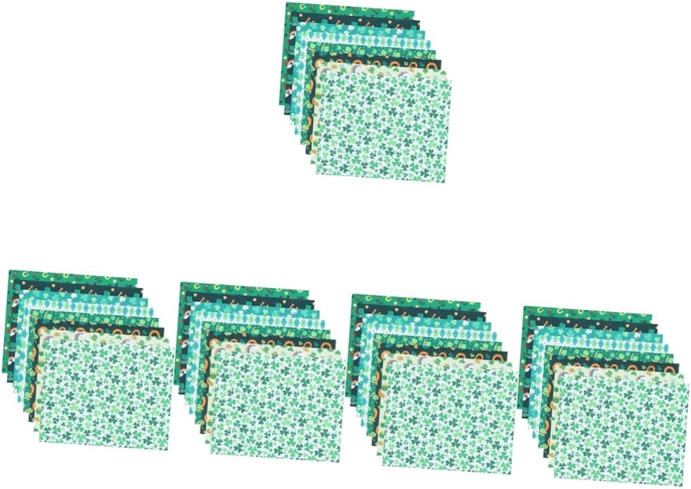 Corhad sheets printed fabric set fat quarters fabric bundles shamrock print fabric st patricks day patchwork diy sewing fabrics st patricks day fabric digital polyester cotton scarf