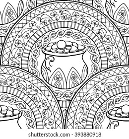 Saint patricks day theme mandala irish stock vector royalty free