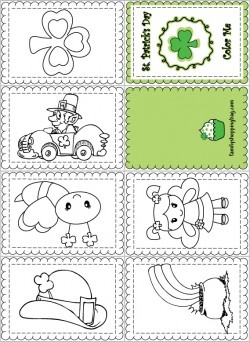 St patricks color coloring pages doll house crafts cute coloring pages