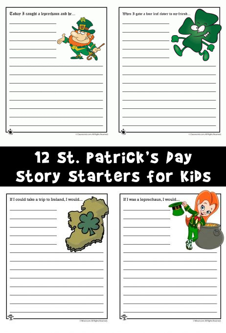 St patricks day story starters woo jr kids activities childrens publishing