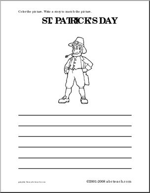 St patricks day page of