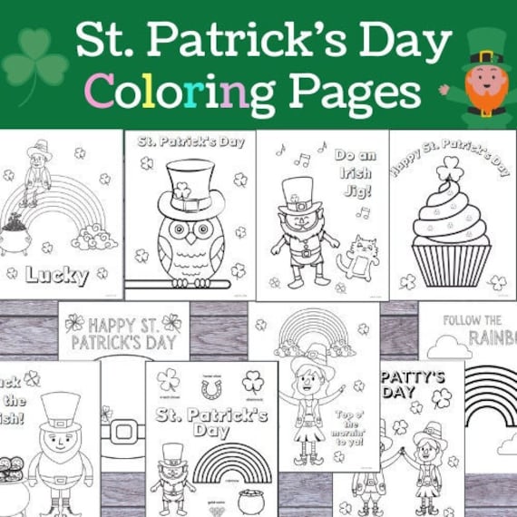 St patricks day coloring pages for kids st patricks coloring sheets st patricks coloring for kids printable for kids coloring pages