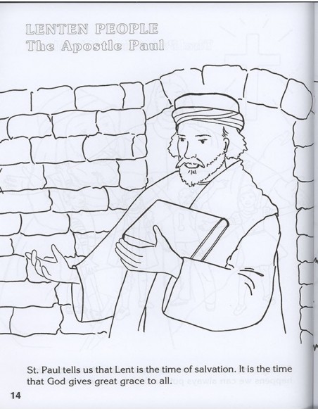 Lent coloring book