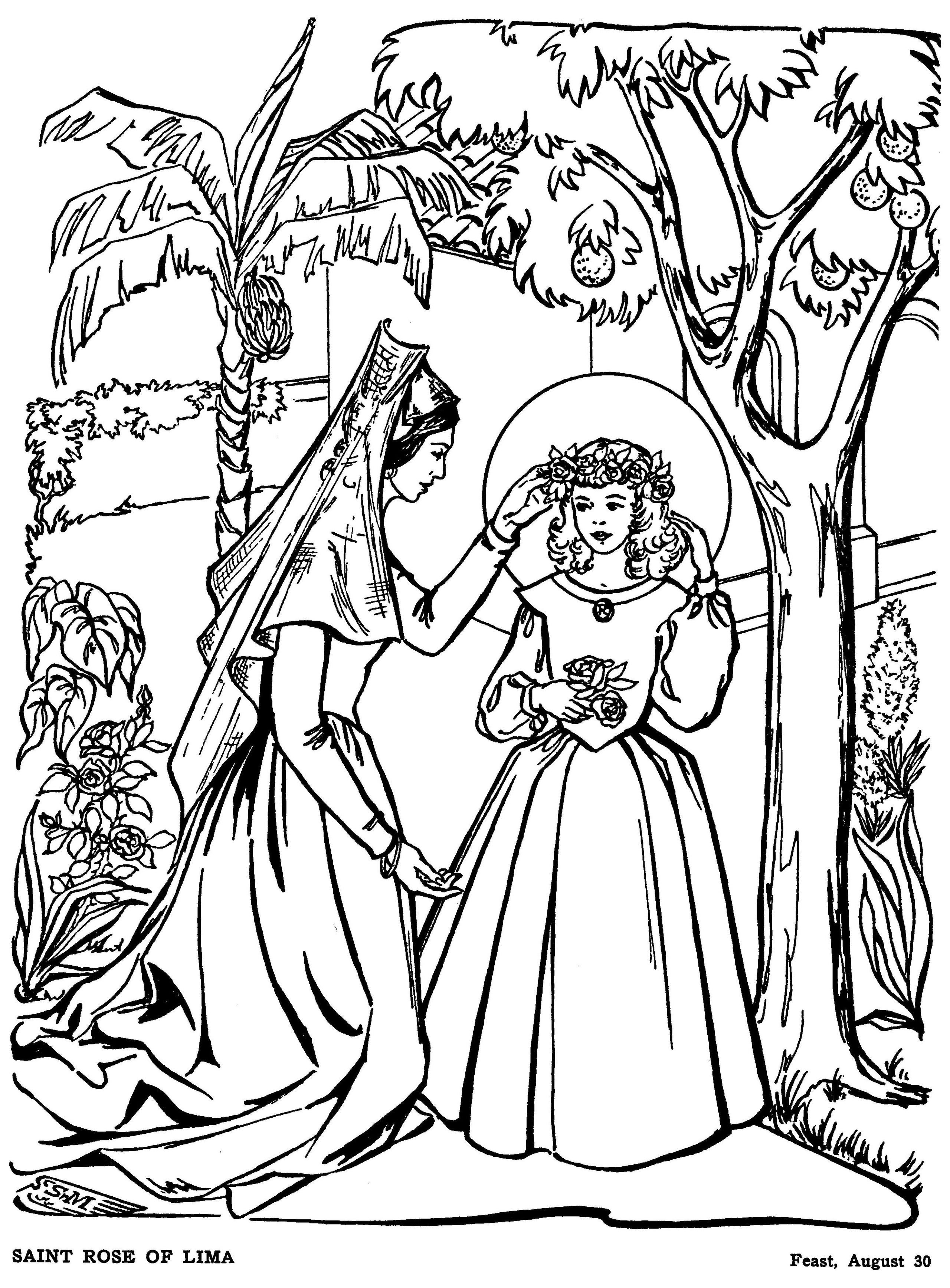 They became saints coloring book st jerome school and library