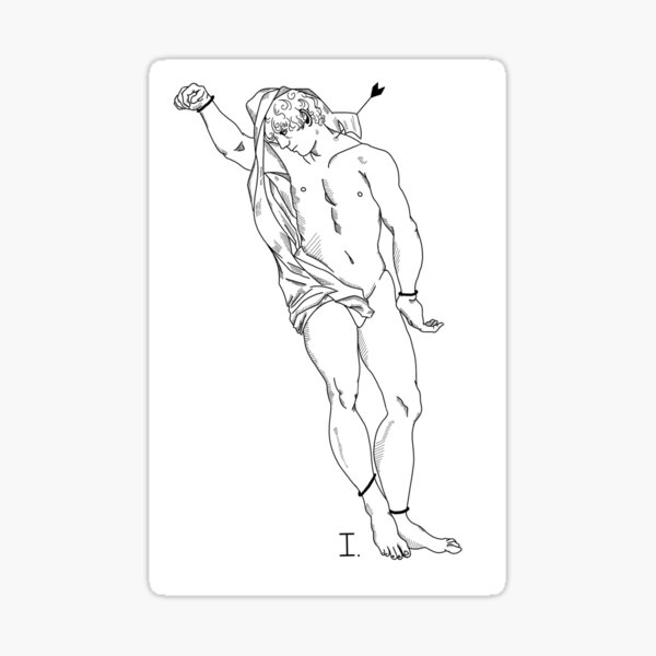 Saint sebastian i sticker for sale by stillmad
