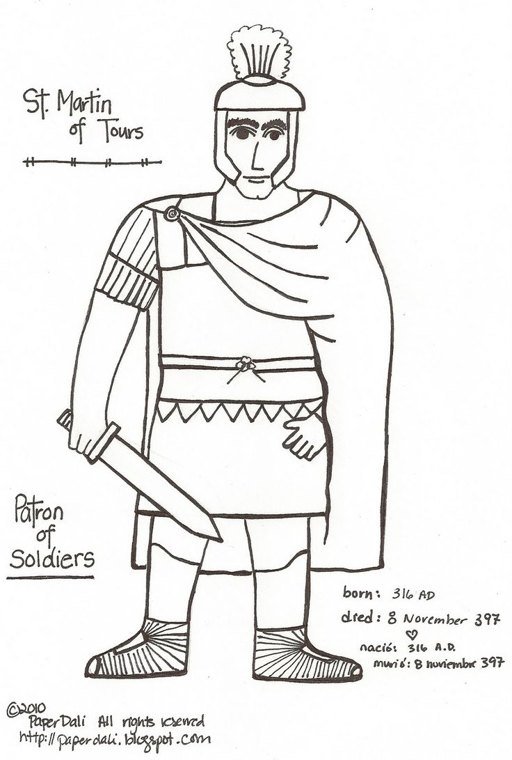 This paper doll now appears in the saints coloring book vol you can find out the details at the paper â st martin of tours martin of tours martin de tours