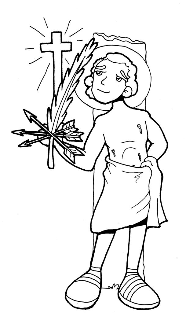 San sebastiãn para pintar coloring pages bible verse coloring page bible verse coloring