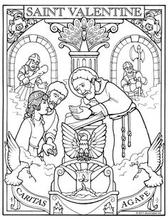 Saints coloring pages ideas saint coloring coloring pages catholic coloring