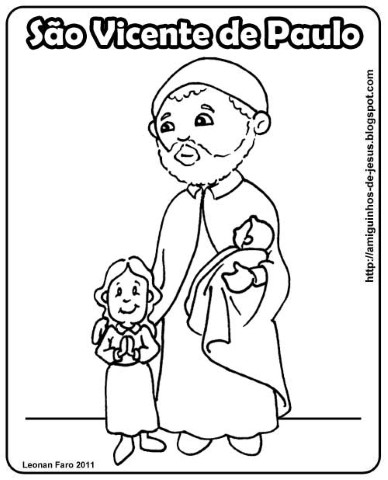 St vincent de paul drawings engravings brazil